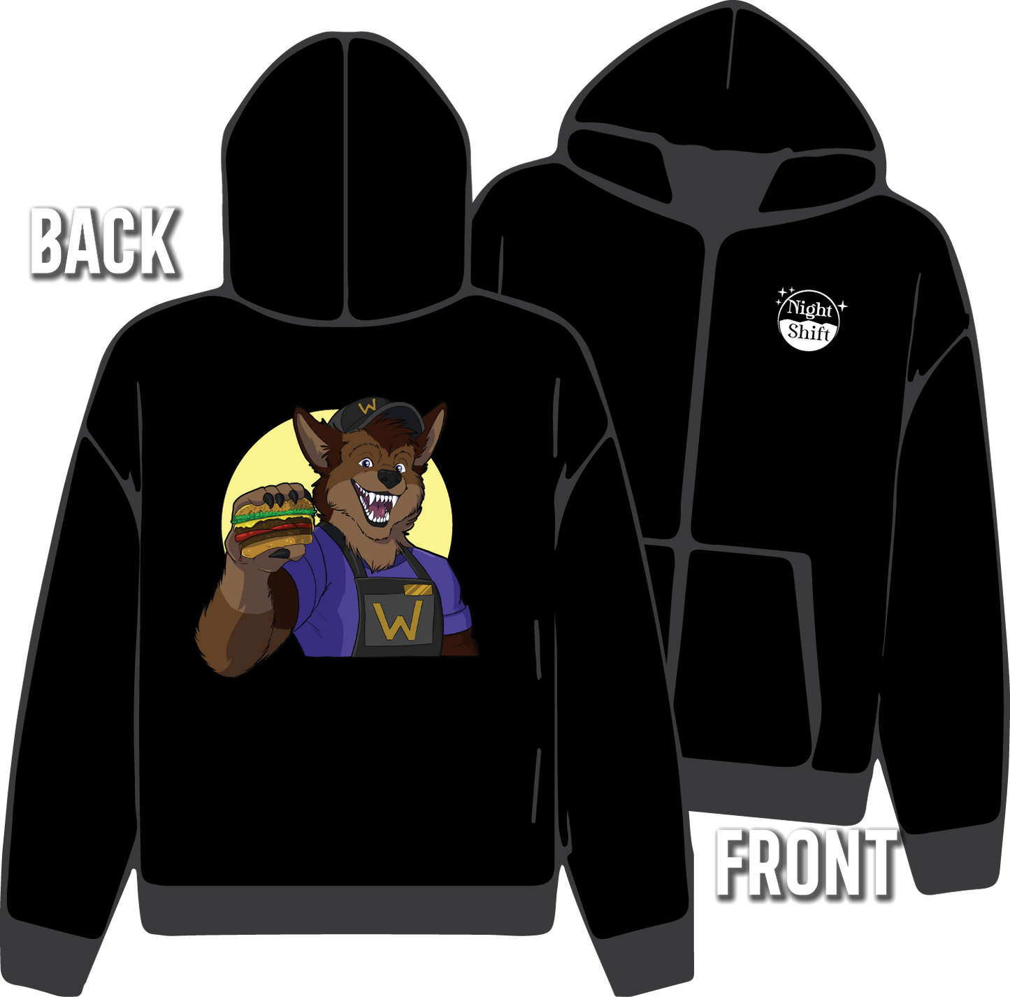 Fast Food Night Shift Hoodie