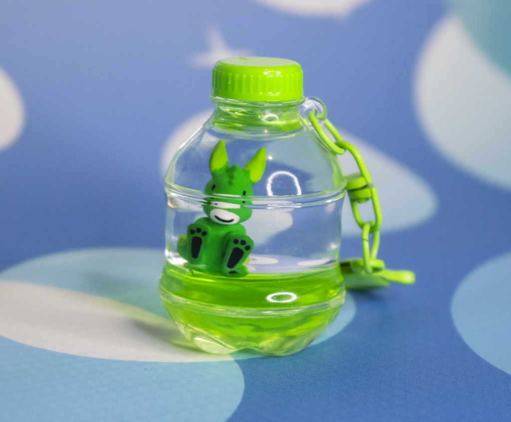 Sodaroo Liquid Keychain - Melon Soda Green