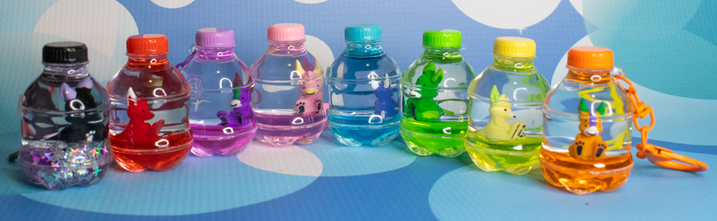 Sodaroo Liquid Keychains - Full Set Bundle