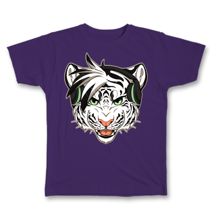 Headphone White Tiger Tee