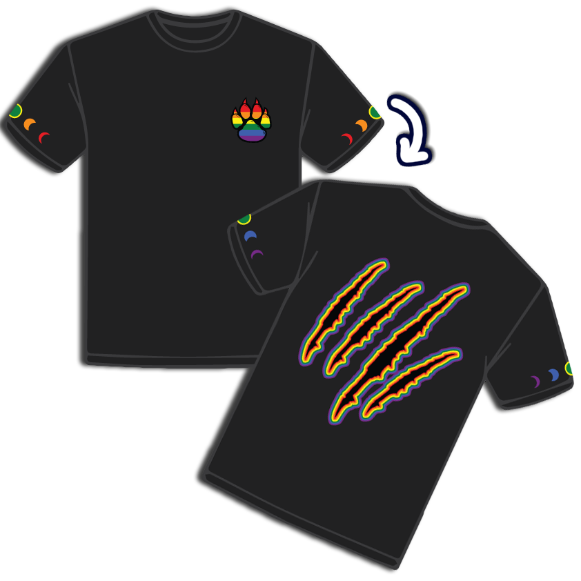 Rainbow "WOLF OUT" Tee