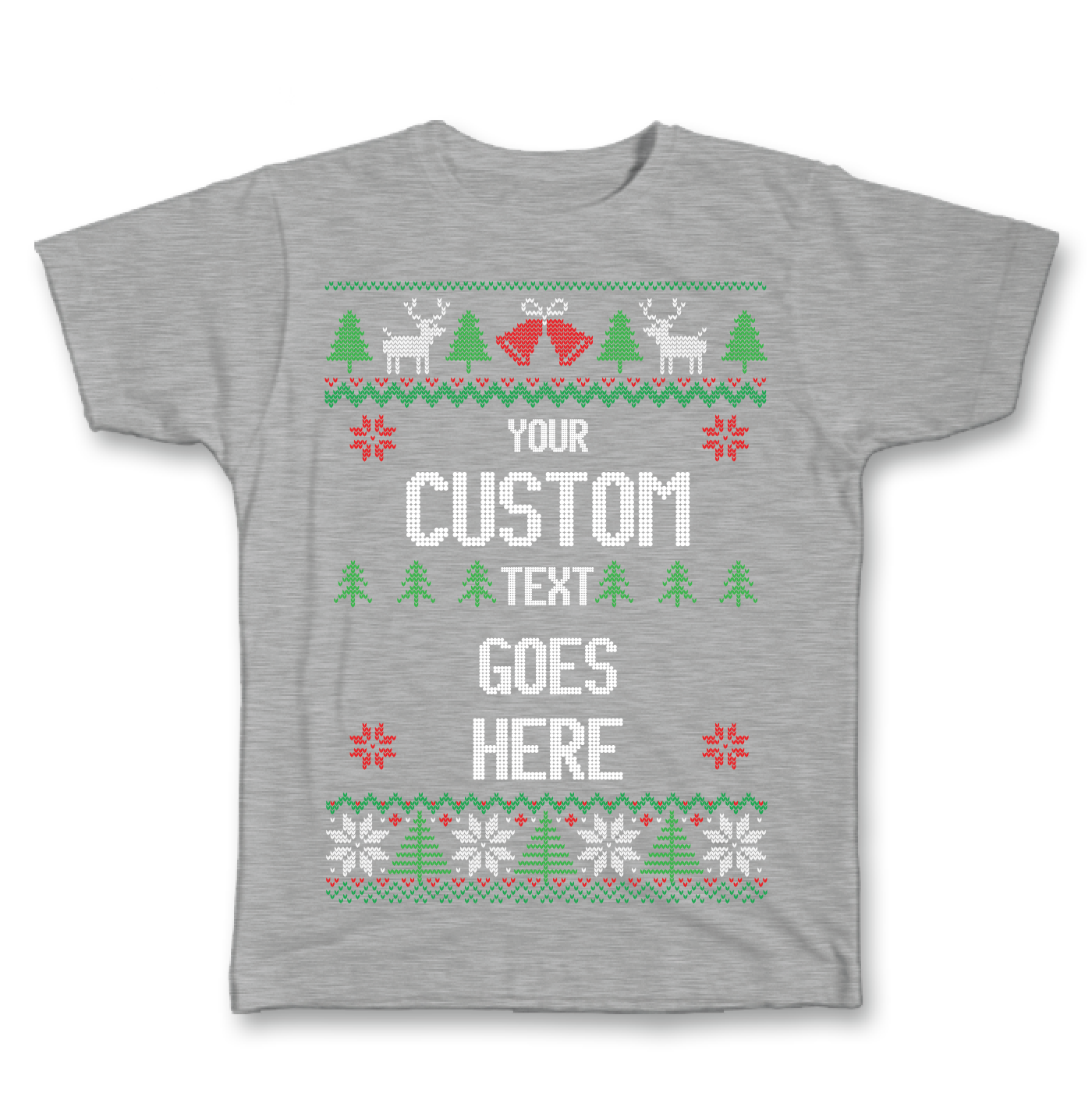 Custom Christmas Shirt - Text Only