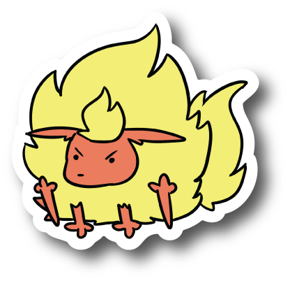 Flur Sticker