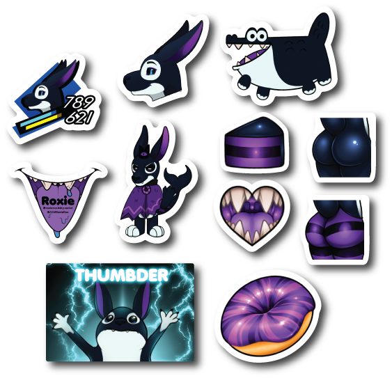 Roxie Roo Sticker Bundle