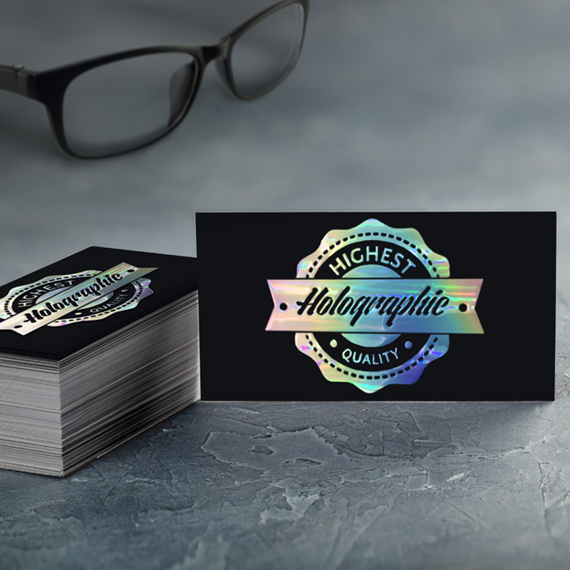 Raised Holographic Cards