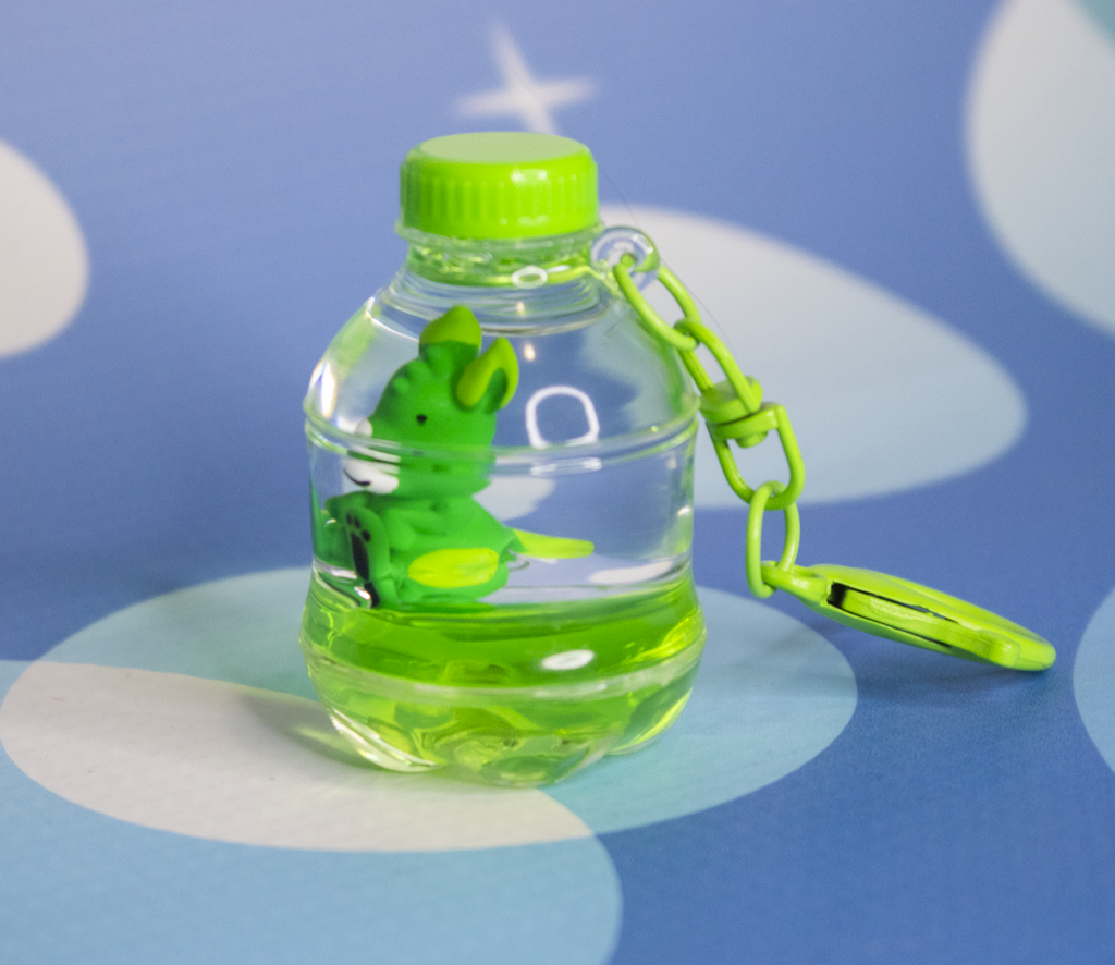 Sodaroo Liquid Keychain - Melon Soda Green