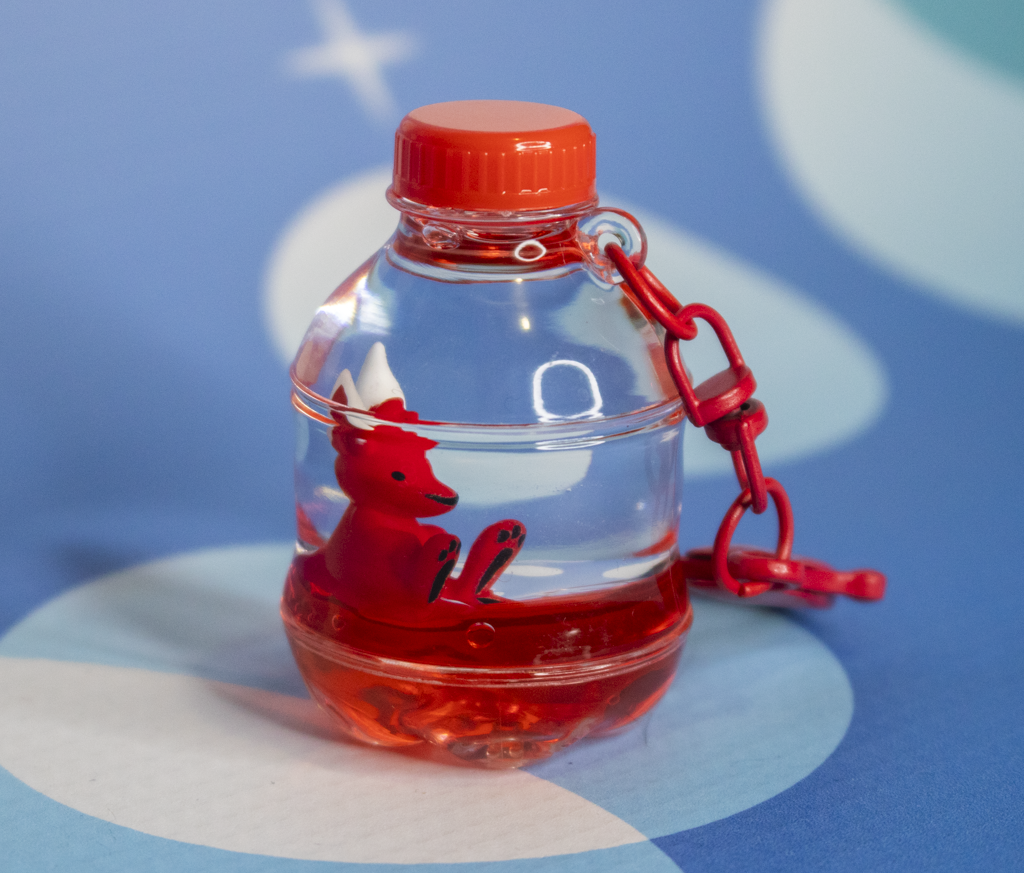 Sodaroo Liquid Keychain - Creaming Soda Red
