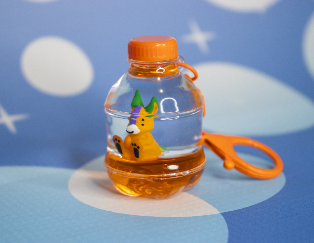Sodaroo Liquid Keychain - Fanta Orange