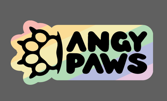 Angy Paws Stickers - Row of 14