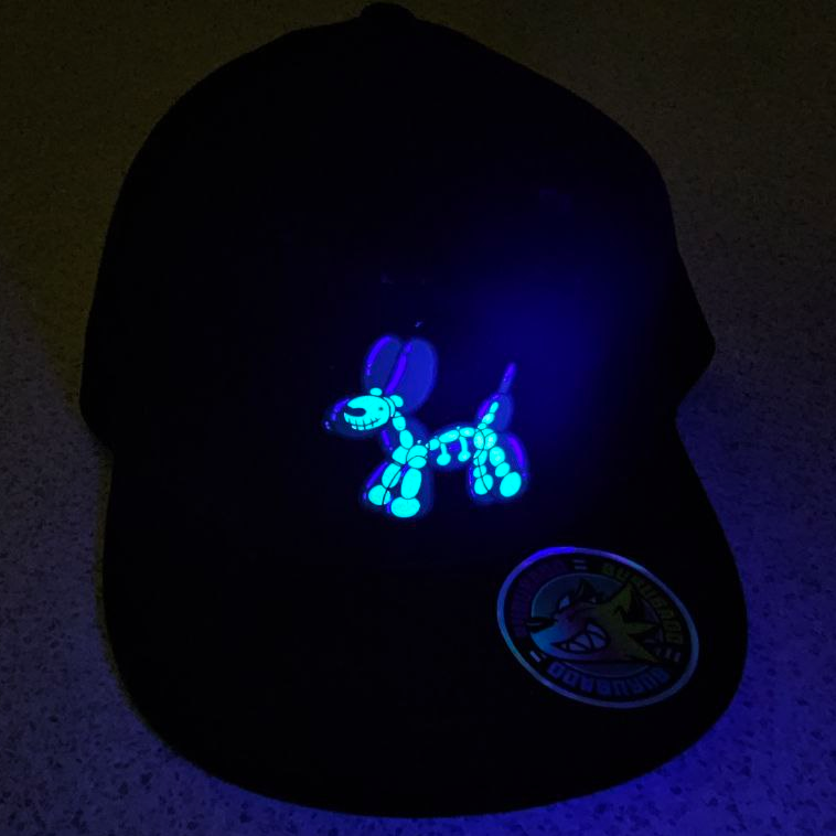 LIMITED Skelly Balloon Dog Snapback [UV Reactive]