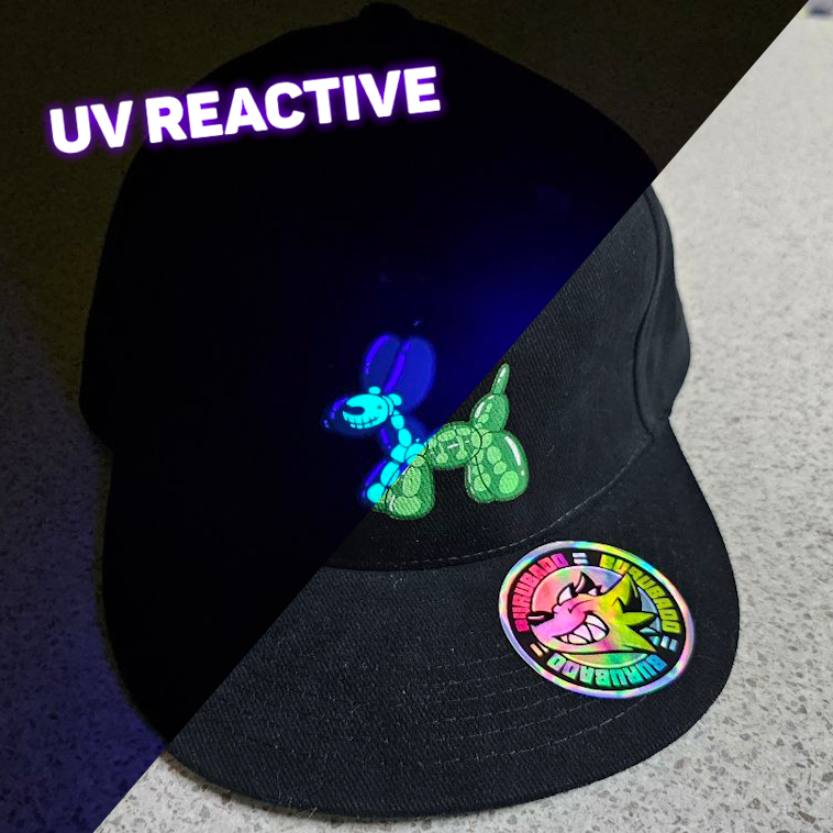 LIMITED Skelly Balloon Dog Snapback [UV Reactive]