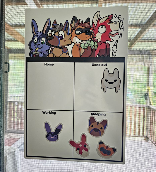 A4 Cling Room Sign (Pack of 3)