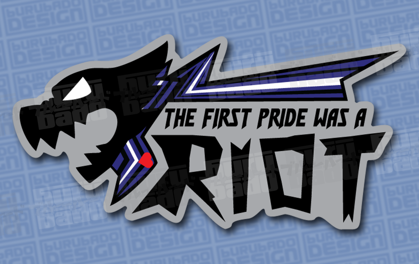 THE FIRST PRIDE WAS A RIOT stickers