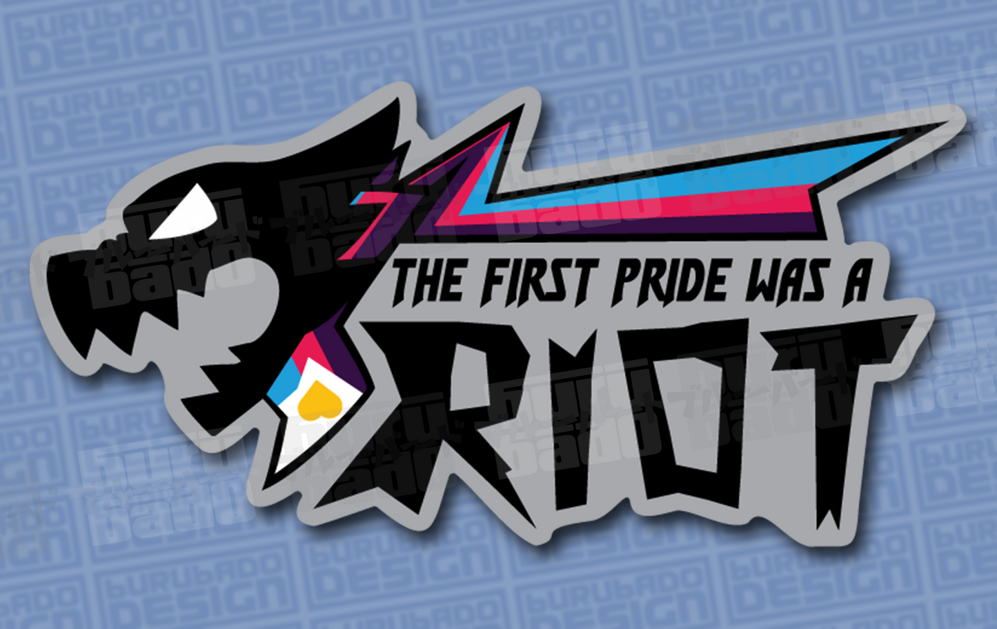 THE FIRST PRIDE WAS A RIOT stickers