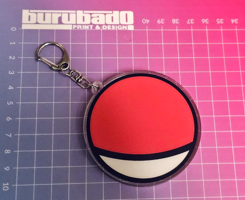 Eebees Shaker Acrylic Keychain