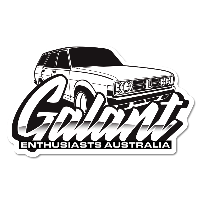 Galant Enthusiasts Australia GD Wagon Stickers