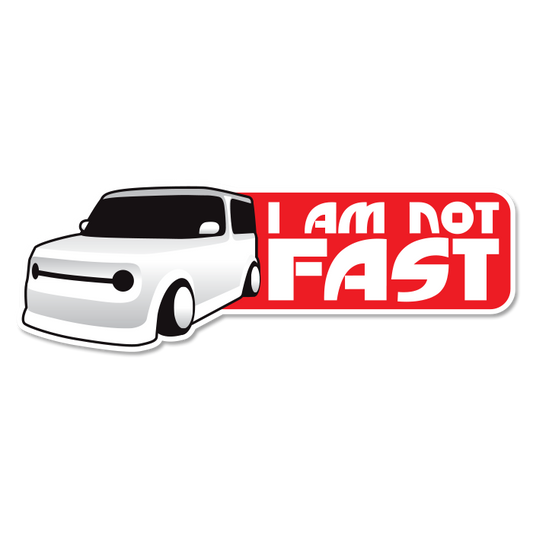 I Am Not Fast Sticker