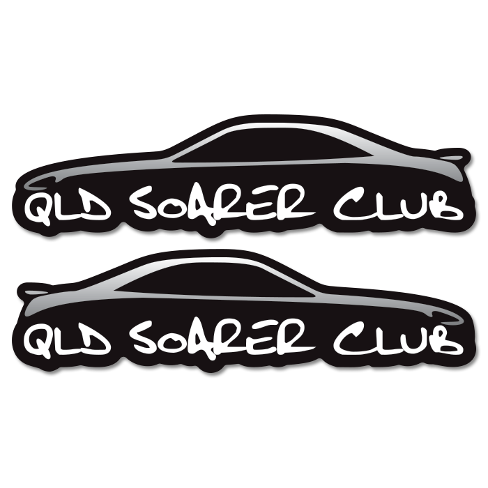 QLD Soarer Club Silhouette Sticker