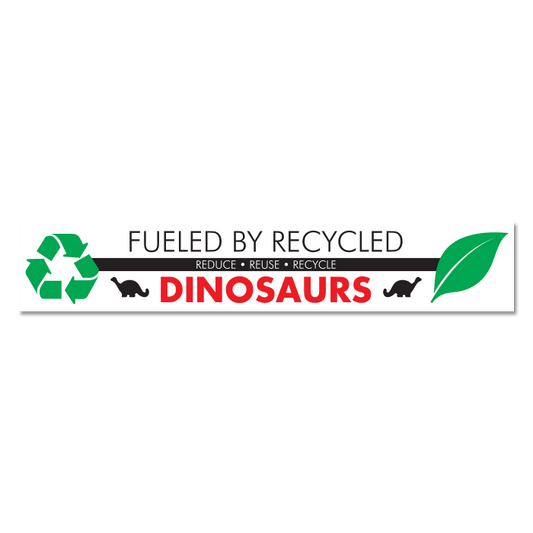 Recycled Dinosaurs Sticker