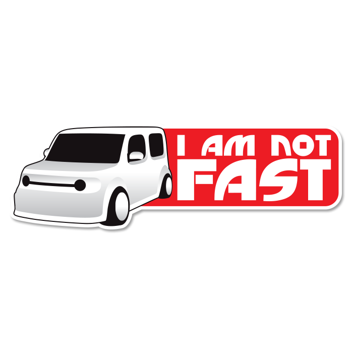 I Am Not Fast Sticker