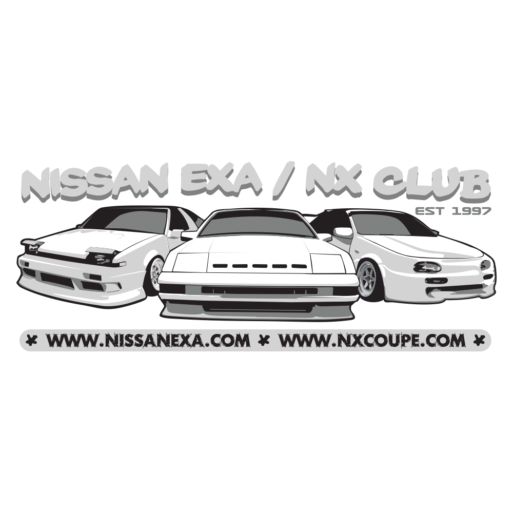 EXA/NX Club Printed Sticker - Large