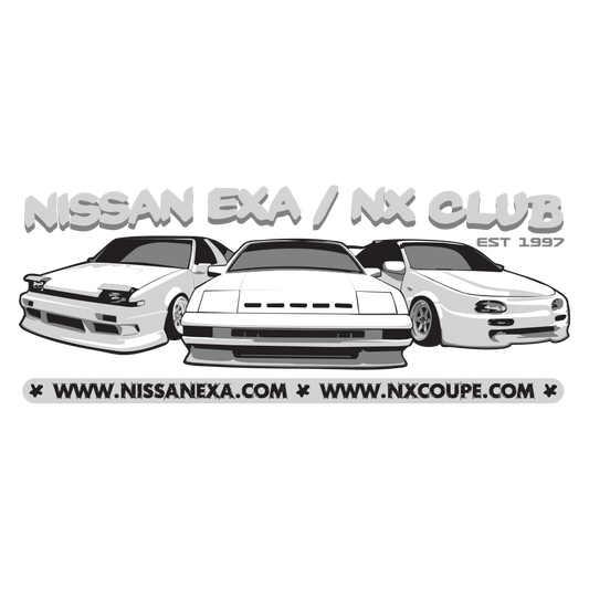 EXA/NX Club Printed Sticker - Large