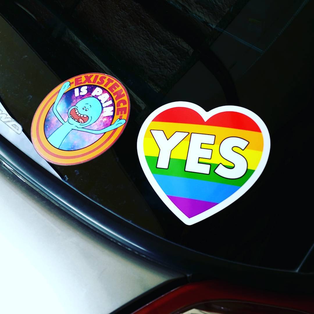 YES Equality Sticker