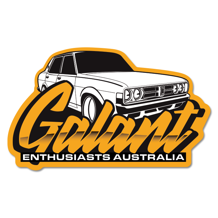Galant Enthusiasts Australia GD Sedan Stickers