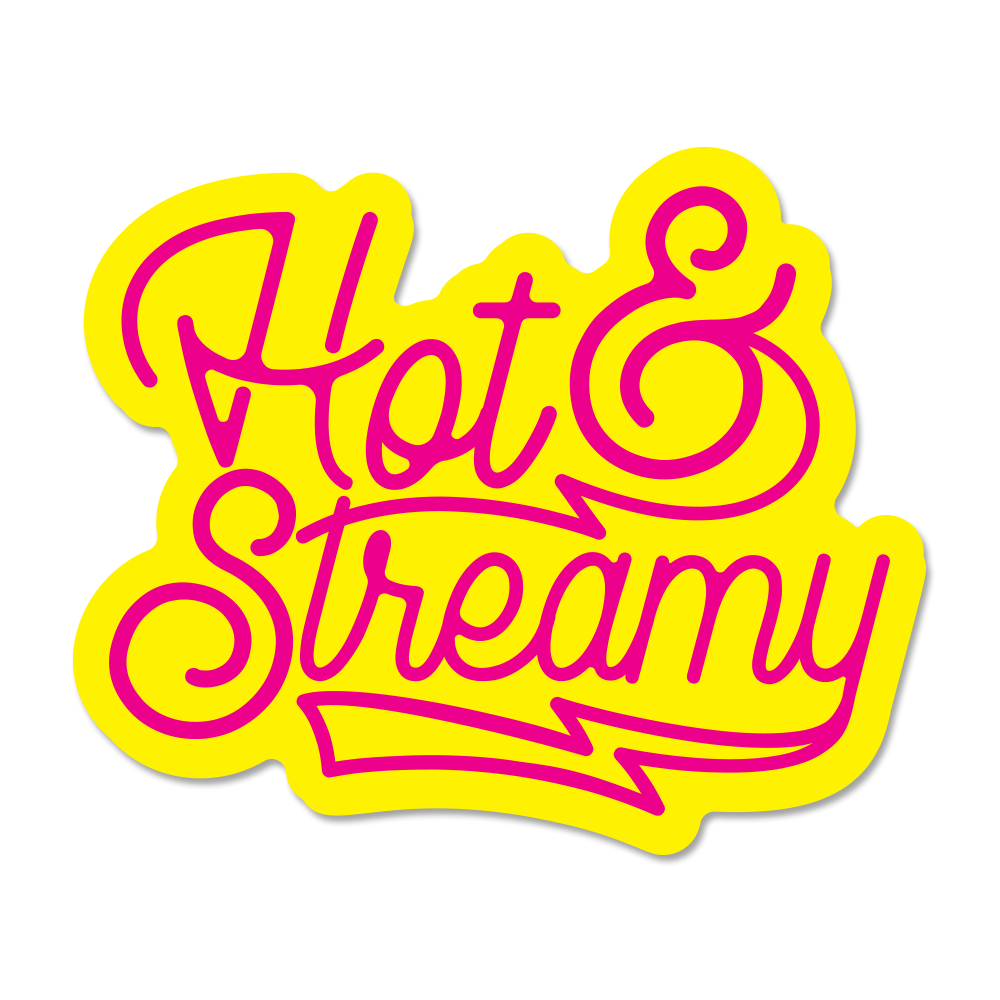 Hot And Streamy Sticker
