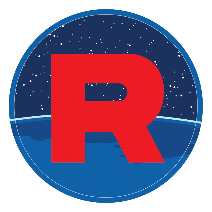 Red R Sticker