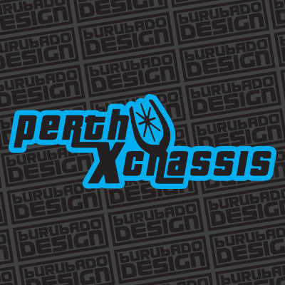 Perth X Chassis Printed Sticker - Large
