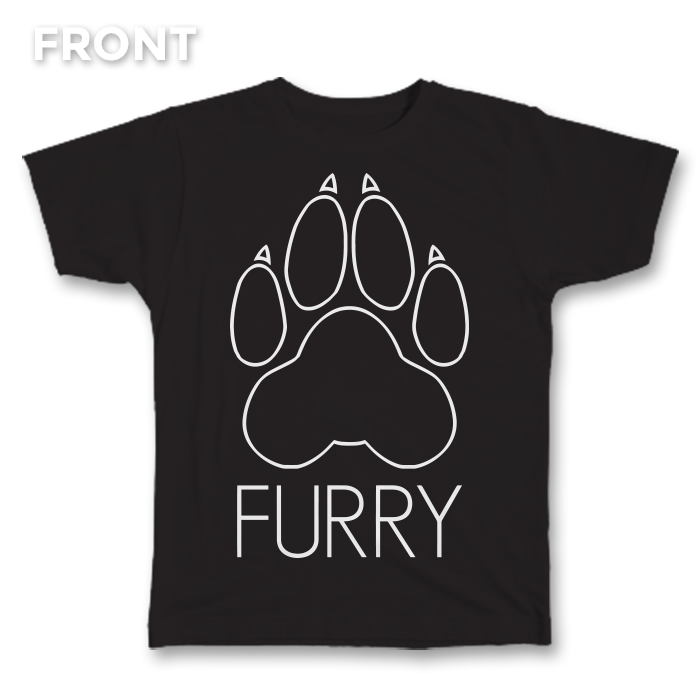 Furry Paw Outline Tee