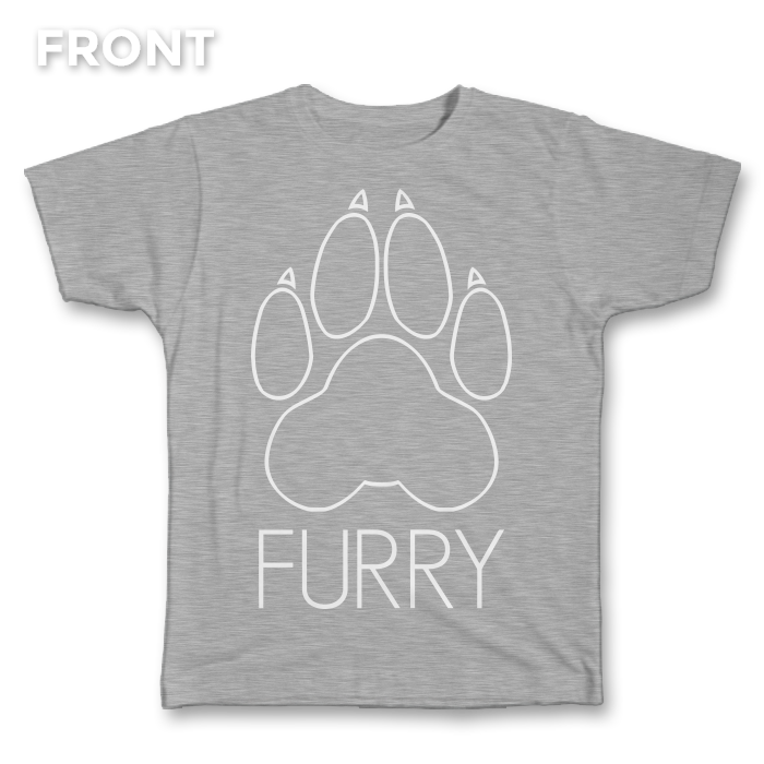 Furry Paw Outline Tee