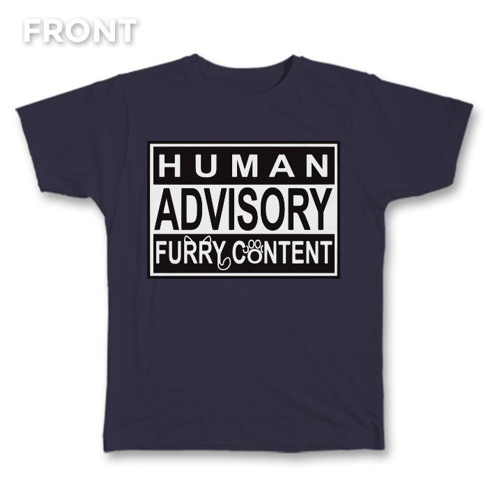 Human Advisory - Furry Content Tee