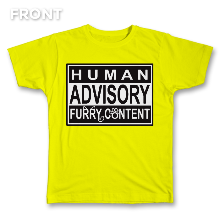 Human Advisory - Furry Content Tee