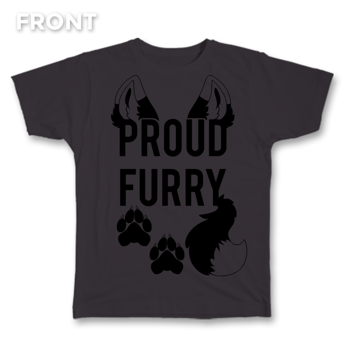 Proud Furry Clear Tips Tee