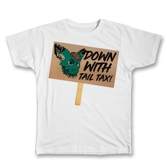 Tucker Says DOWN WITH TAIL TAX Tee