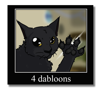 Dabloons Cat Sticker 4 Dabloons Sticker – Burubado